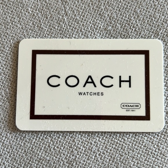 EUC Coach Silver Signature Link Stainless Steel Band Watch - Picture 5 of 16